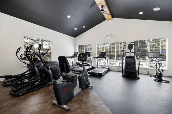 Fitness Center with natural light