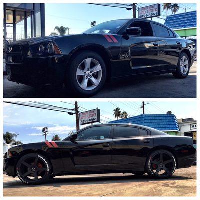 Before & After Dodge Charger