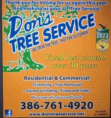 Don's Tree Service & Firewood Sales