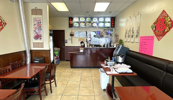 Counter and Dining Area