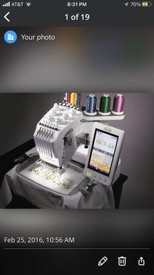 6 needle embroidery machines