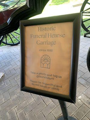 Hearse sign