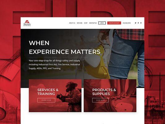 Maverick Fire & Safety Website Design