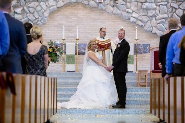 Bride Groom Church Chapel Marriage Ceremony