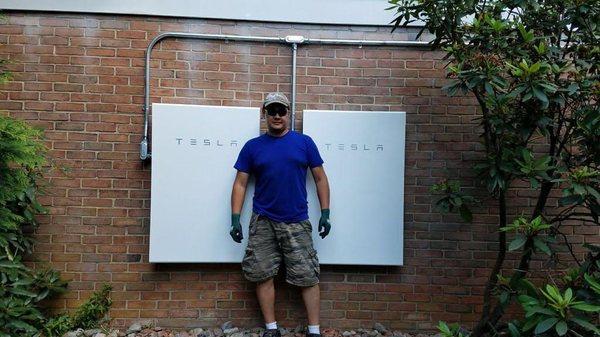 Probably one of the very first AC Powerwalls in PA .2017-2018