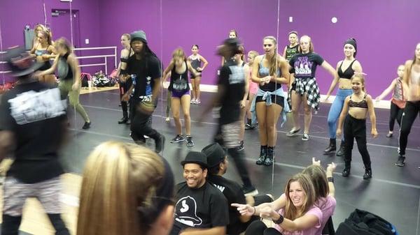 Photo from one of our totally fun Hip Hop classes!