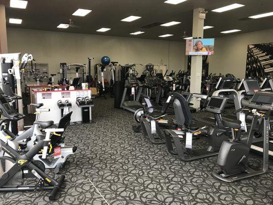 Exercise Bikes at Johnson Fitness Schaumburg, IL