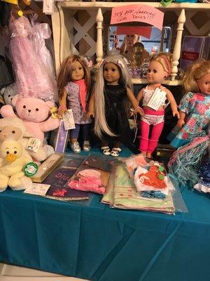 American girl dolls-expensive for used