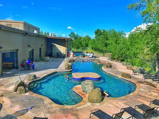 Summer days at the Springs Pool