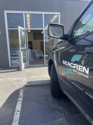 Seagren on site!