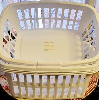 Brightroom 1.5BU White Laundry Basket $4.00 x4 (04/07/24). @Target #EagleRock