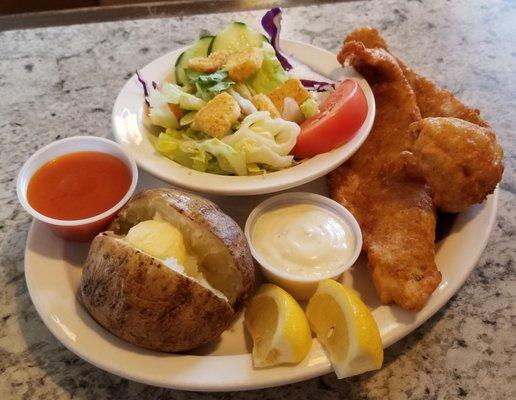 All you can eat walleye dinner