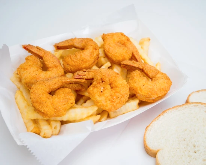 Fresh Shrimp with Fries