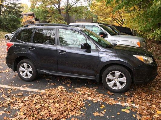 My Subaru Forester 2014 after purchase.