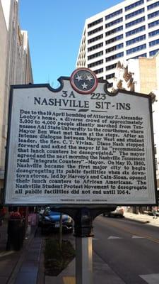 Nashville Sit-Ins Historical Marker