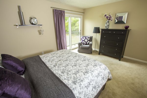 Master Bedroom with Patio Doors