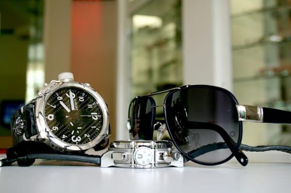 U-Boat Watches and Mont Blanc Sunglasses