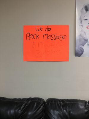 Back Massages