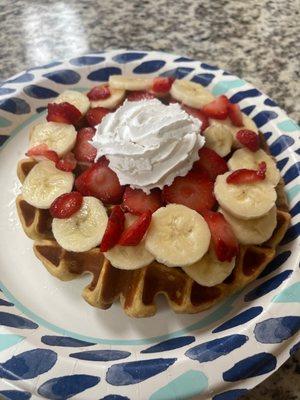 Protein waffle