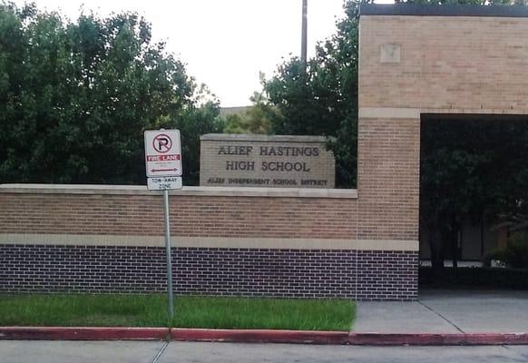 School sign