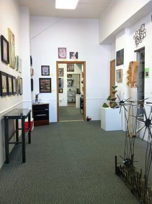 Two gallery spaces and Giftshop