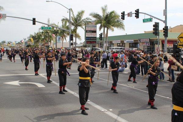 Tet Parade demonstration in Little Saigon, Westminster, CA