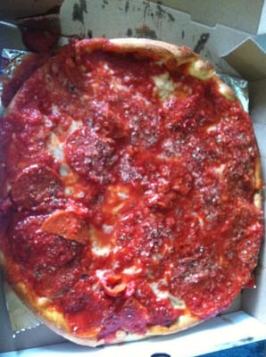 This is one delicious Chicago style pizza!