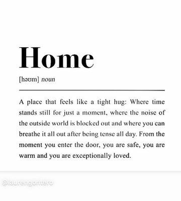 We love making people feel like they are home.