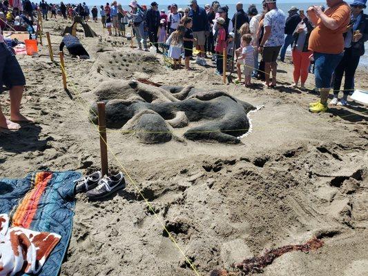 Sand castles/sculptures (2024 event)