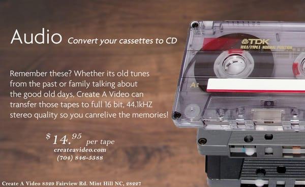 Remember these? Whether its old tunes from the past or family talking about the good old days...