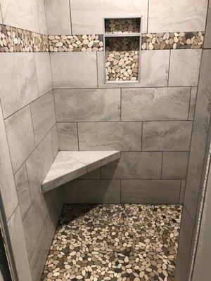 Amazing shower remodel!