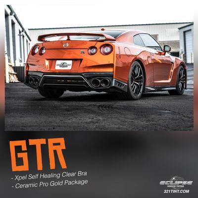 GTR with our XPEL Self-Healing Paint Protection Film and Ceramic Pro Gold Package