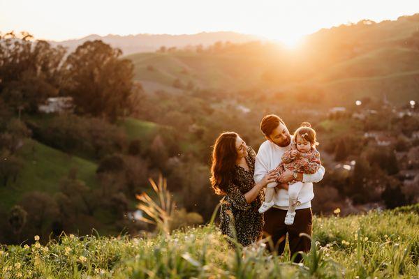 family in lafayette at photo shoot