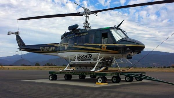 Santa Barbara County Sheriff's UH-1H Huey.