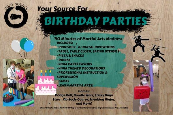 Have your Birthday Party Here!