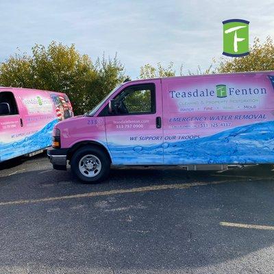 Teasdale Fenton Breast Cancer Awareness Vans