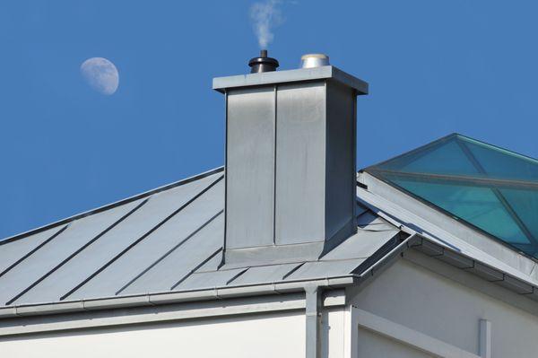 Galvalume Roofing, Gutter System, Chimney Cap