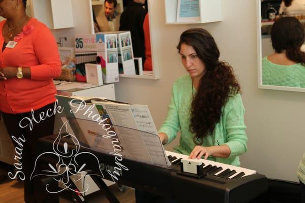 Piano Lessons for aspiring musicians. Contact Karen Hartzog. 
Photo Credit: Sarah Heck Photography