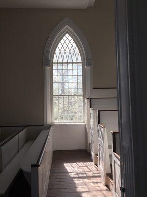 Southwest gothic window in Spring.