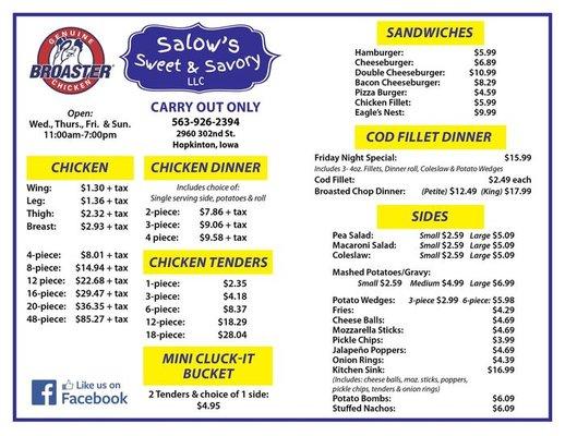 Salow's Sweet & Savory