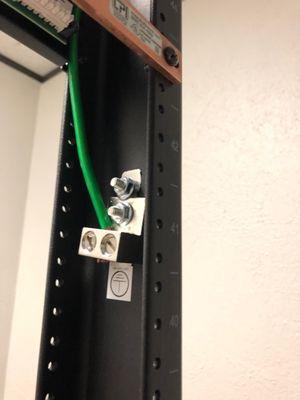 Rack grounded