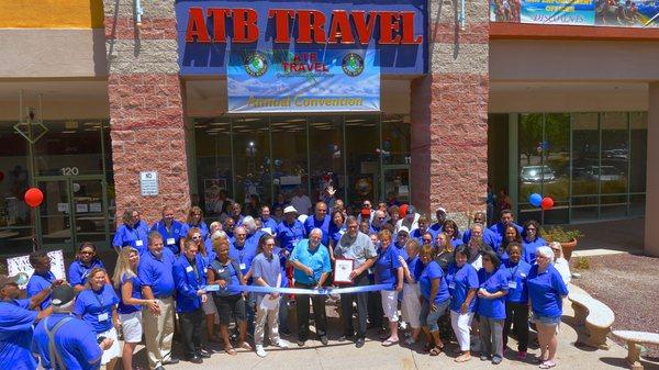 Our Host Agency Grand Opening with some of our Home Based Travel Agents