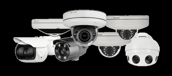 Some examples of the types of CCTV cameras we can install.