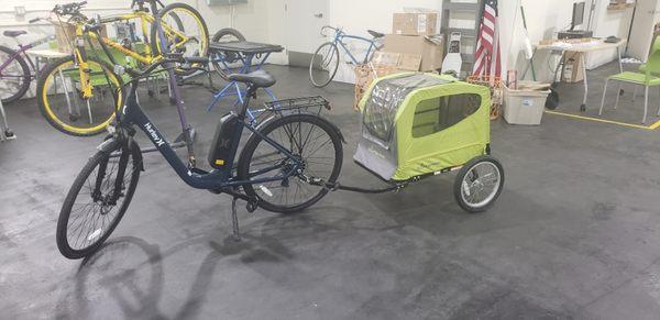 Ebike with dig carrier