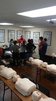 BASIC AND ADVANCED AIRWAY MANAGEMENT training station in one of our multiple ACLS courses every month at our facility in NORTH MIAMI BEACH.