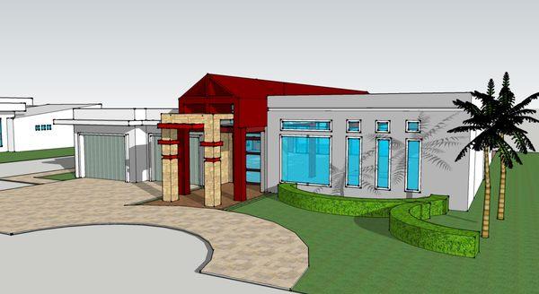 3D Model of a Villa designed by Chaiban Engineering