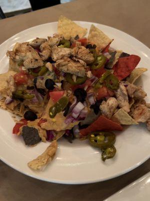 Nachos with chicken