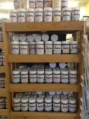 Rum Brook Market has a wide selection of our own spices!