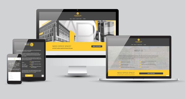 We do website design!  Check out the site we helped create alongside Anderson Properties @ https://andersondowntown.com