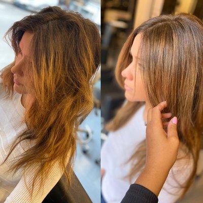 Balayage highlight